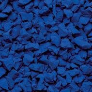 Dark blue rubber granules
