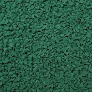 Dark green rubber granules