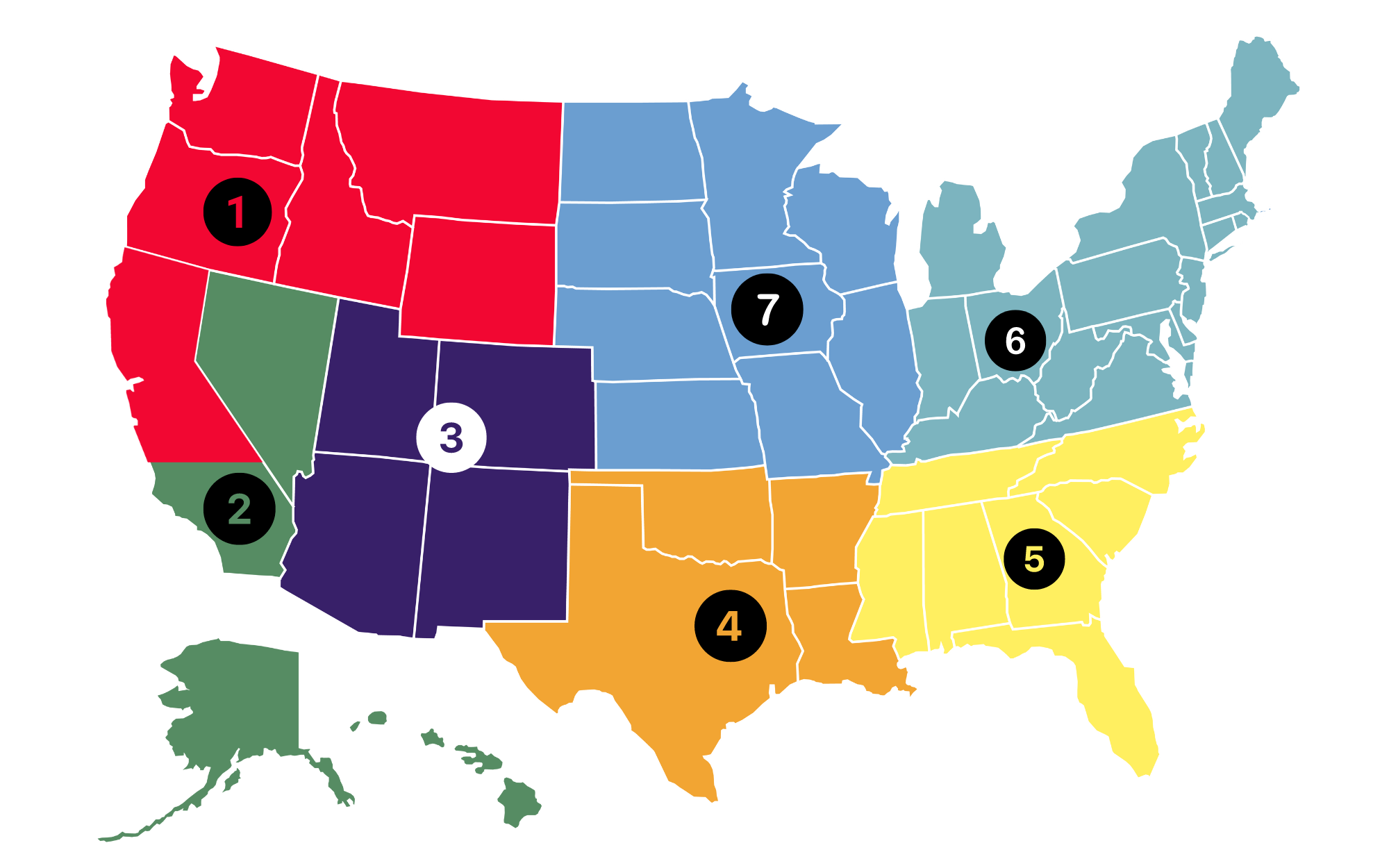 2022 DIVISIONAL REP MAP